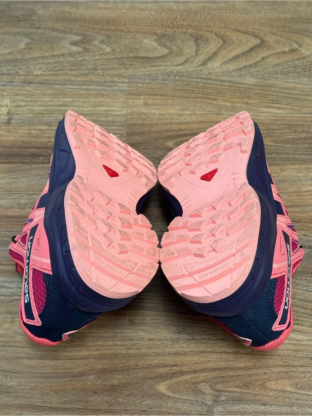 Salomon XA Pro Kids Trail Running Hiking Shoes Quicklace Pink Purple US 4